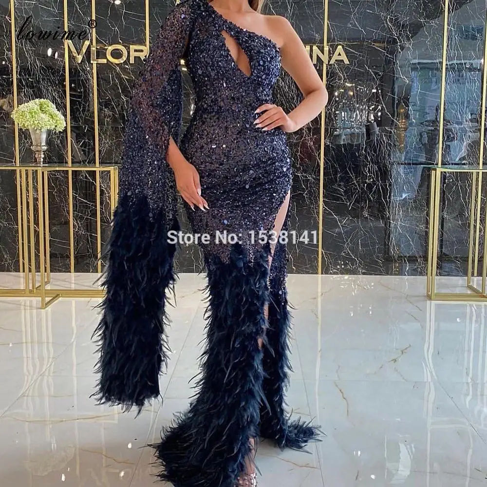 Женское вечернее платье на одно плечо длинное в арабском стиле размера плюс