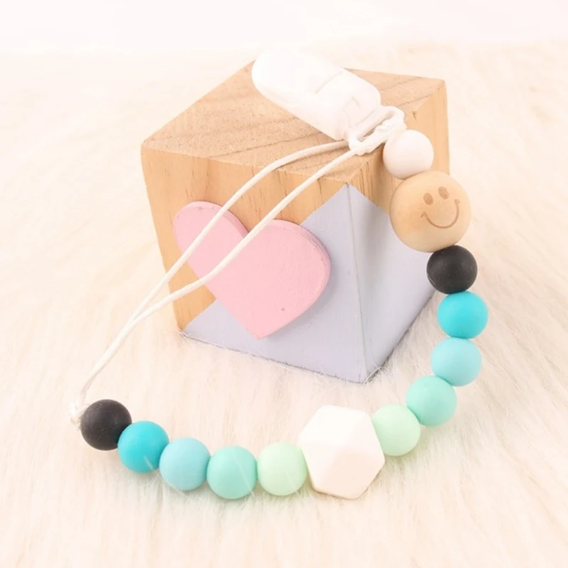 1 шт. силиконовые цепочки для укусов радужная мультяшная цепочка прорезывания