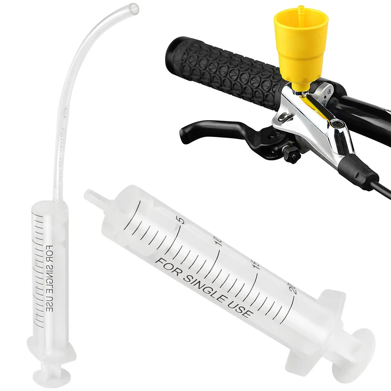 

Outdoor Oil Brake Change Tool Bicycle Hydraulic Disc Brake Oil Bleed Kit Funnel Set for MTB Road Bicycle Bike Repair Tool