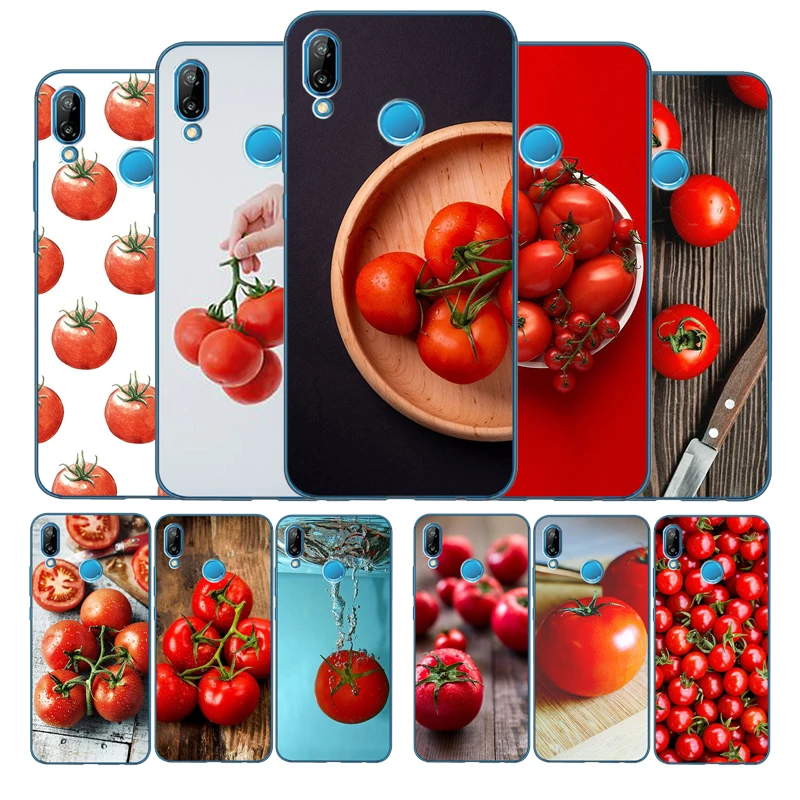 Чехол для телефона с томатом Huawei P9 P10 P20 P30 P40 Psmart Lite Plus Pro Y9 Y6 Y7 2017 2018 Nova 3 3i | Мобильные