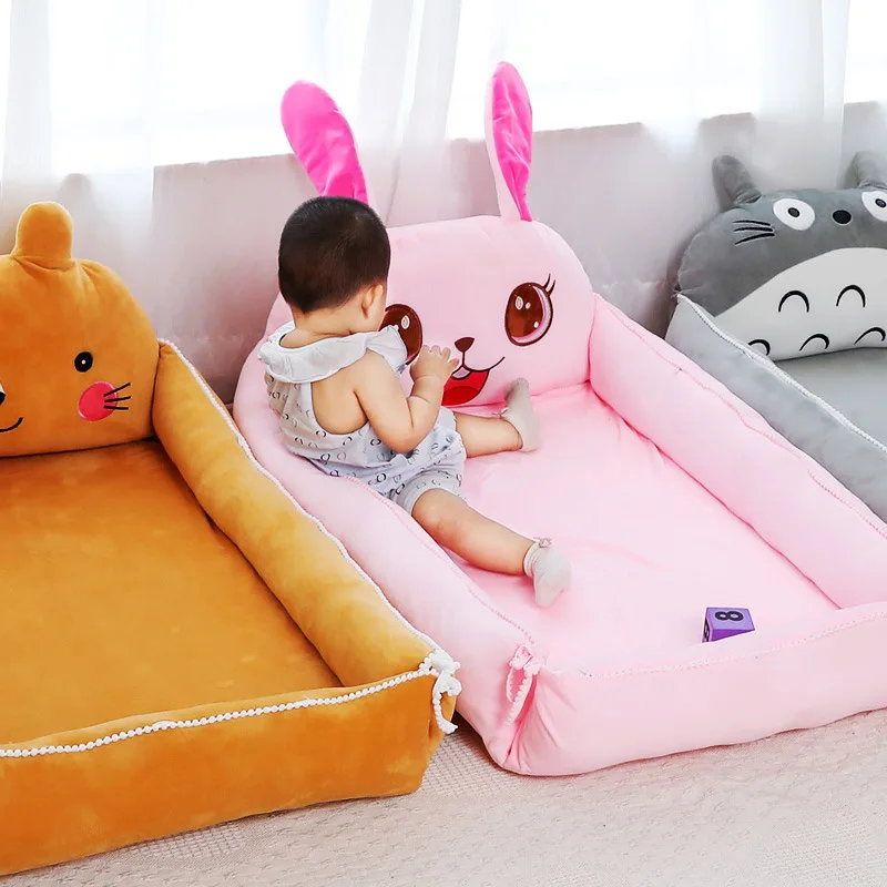 Baby's Oversized Bionic Bb Bed In Crib Baby's Portable Foldable Anti-pressure Bed for Newborn Baby's Bed.