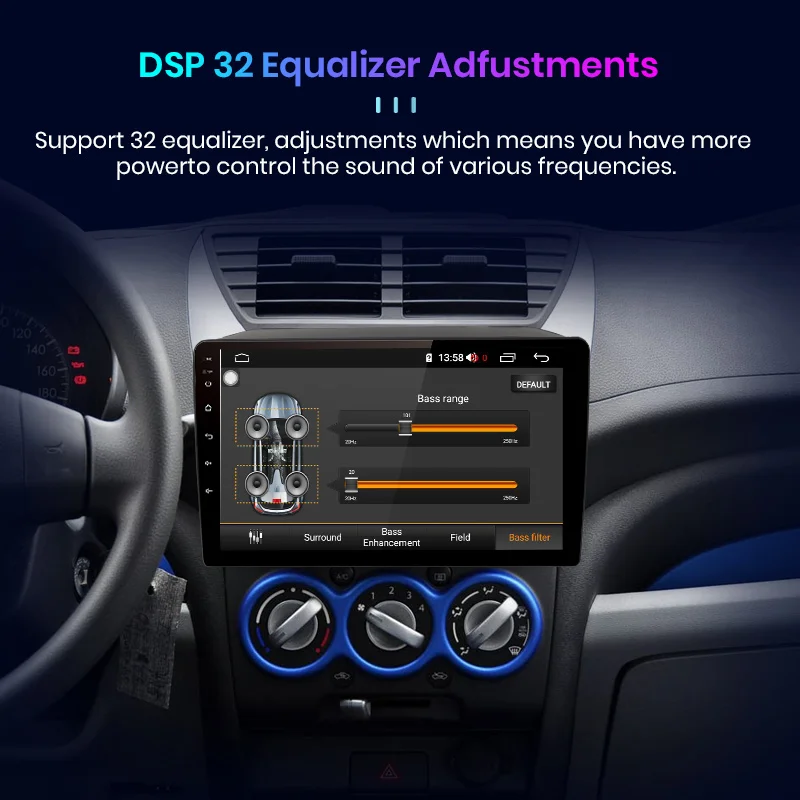 AWESAFE Android 10 0 DSP для Suzuki Alto 2009-2016 автомобильное радио мультимедийный видеоплеер