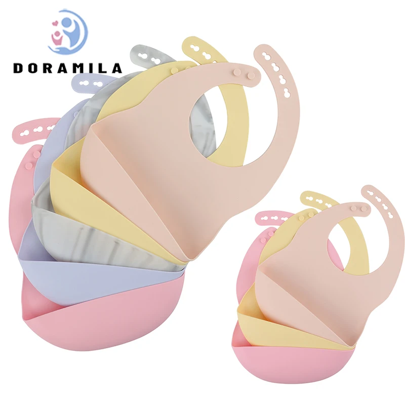 Силиконовый нагрудник водонепроницаемый детский кормовые прокладочная