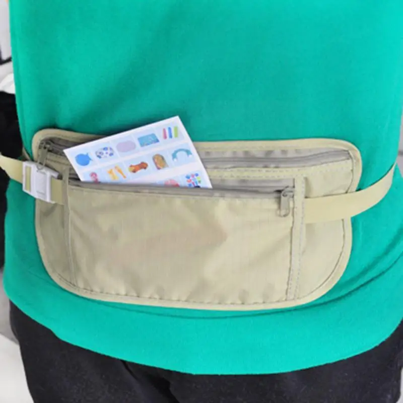 

Men Fanny Pack Travel Sport Pouch Bag Hidden Compact Money Waist Running Security Bag Belt Sports Pocket Outdoor Phone Hold A0N7