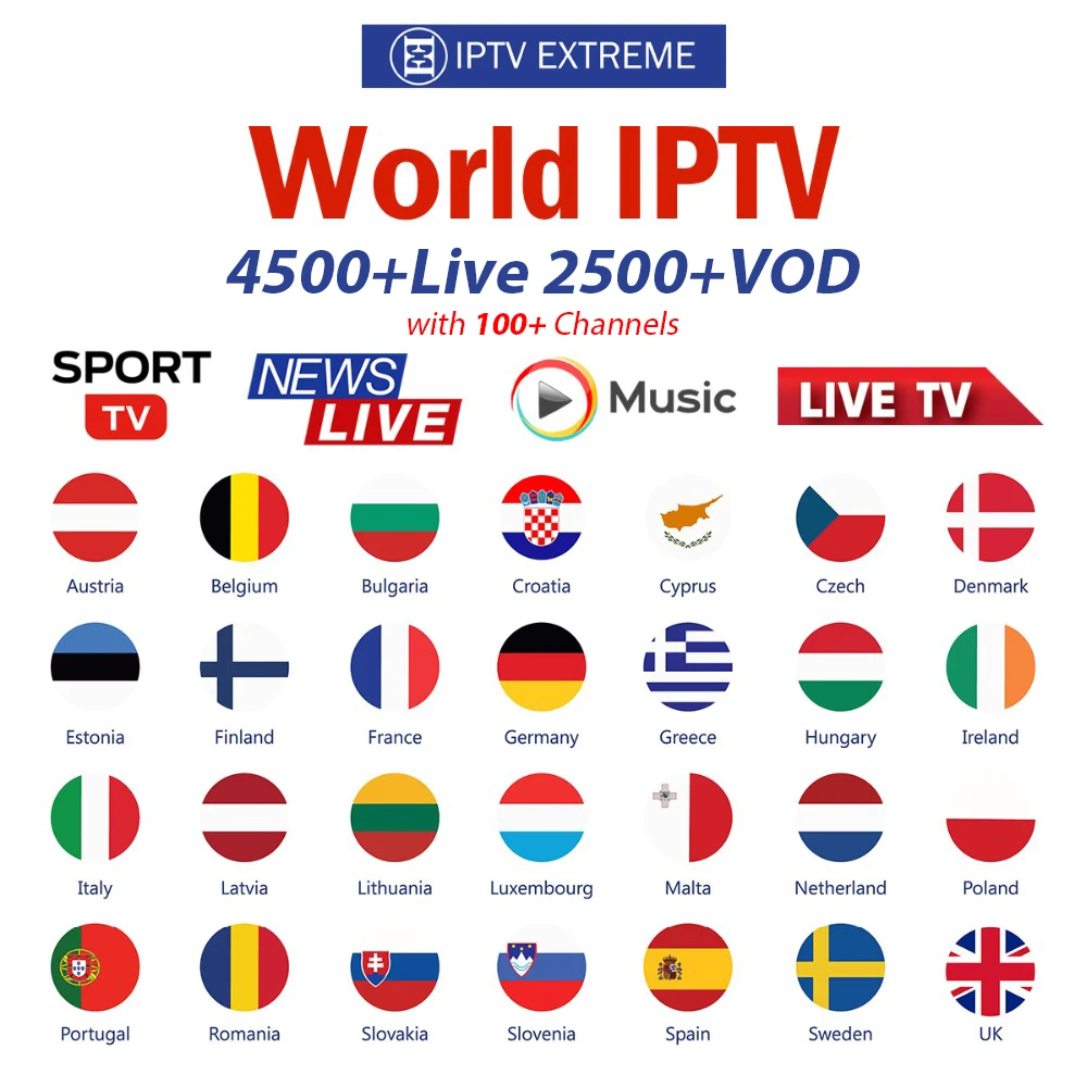 IPTV бельгийский IPTV французский IPTV голландский IPTV Android Поддержка m3u enigma2 mXg250 4000 live+ EPG арабский/Великобритания/Французский android