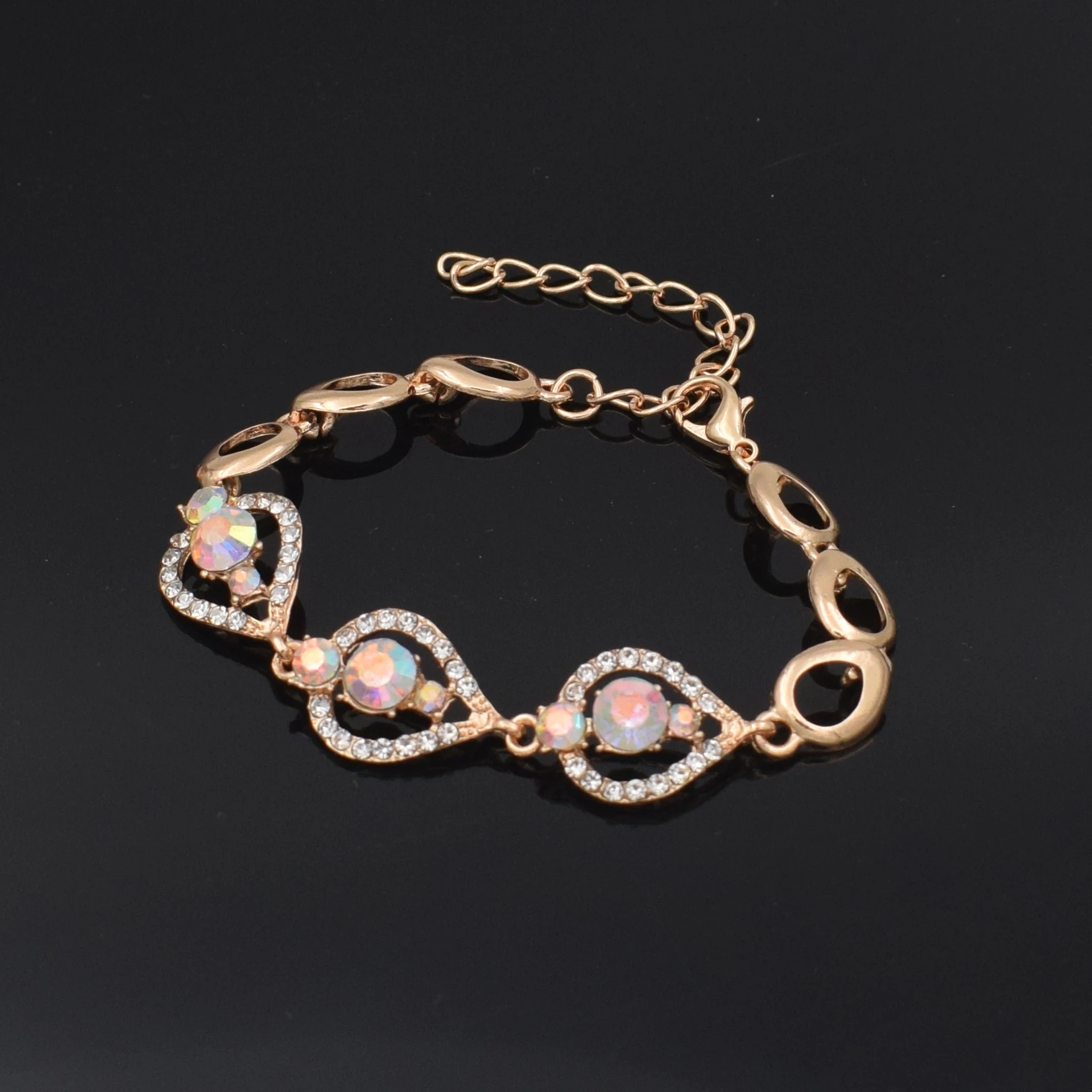 2019 Мода Дубай женские элегантные капли воды кубический циркон комплекты