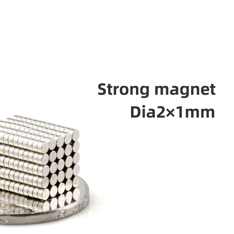 Неодимовый магнит AGMA N35 сверхмощный круглый 2x1 мм 1000 шт. | Обустройство дома