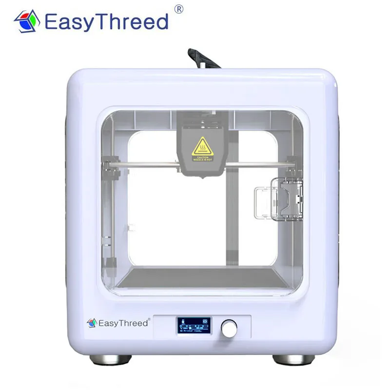 Easythreed Mini FDM 3d принтер с экраном для детей, полностью собранный Набор для печати 3 D, лучшие праздничные подарки для детского образования