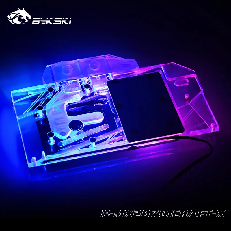 Водяной блок Bykski для Maxsun Geforce RTX 2060 iCraft 6G/2070 8G/2060 Super 8G|Кулеры и системы охлаждения
