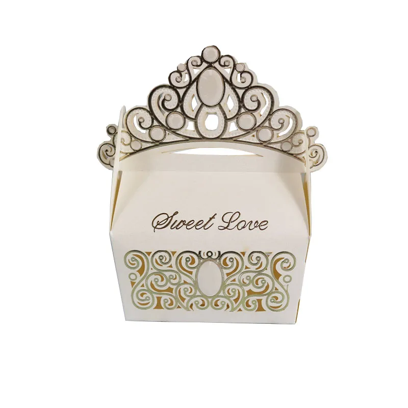 20 шт. Золотая бронзовая бумажная коробка для вечерние Ринок свадьбы