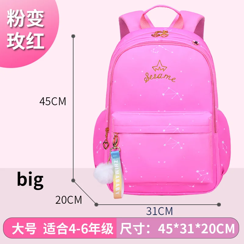 Children School Bags for Kids Girls New Primary Princess School Backpack Waterproof Orthopedic Backpacks Schoolbag Mochila