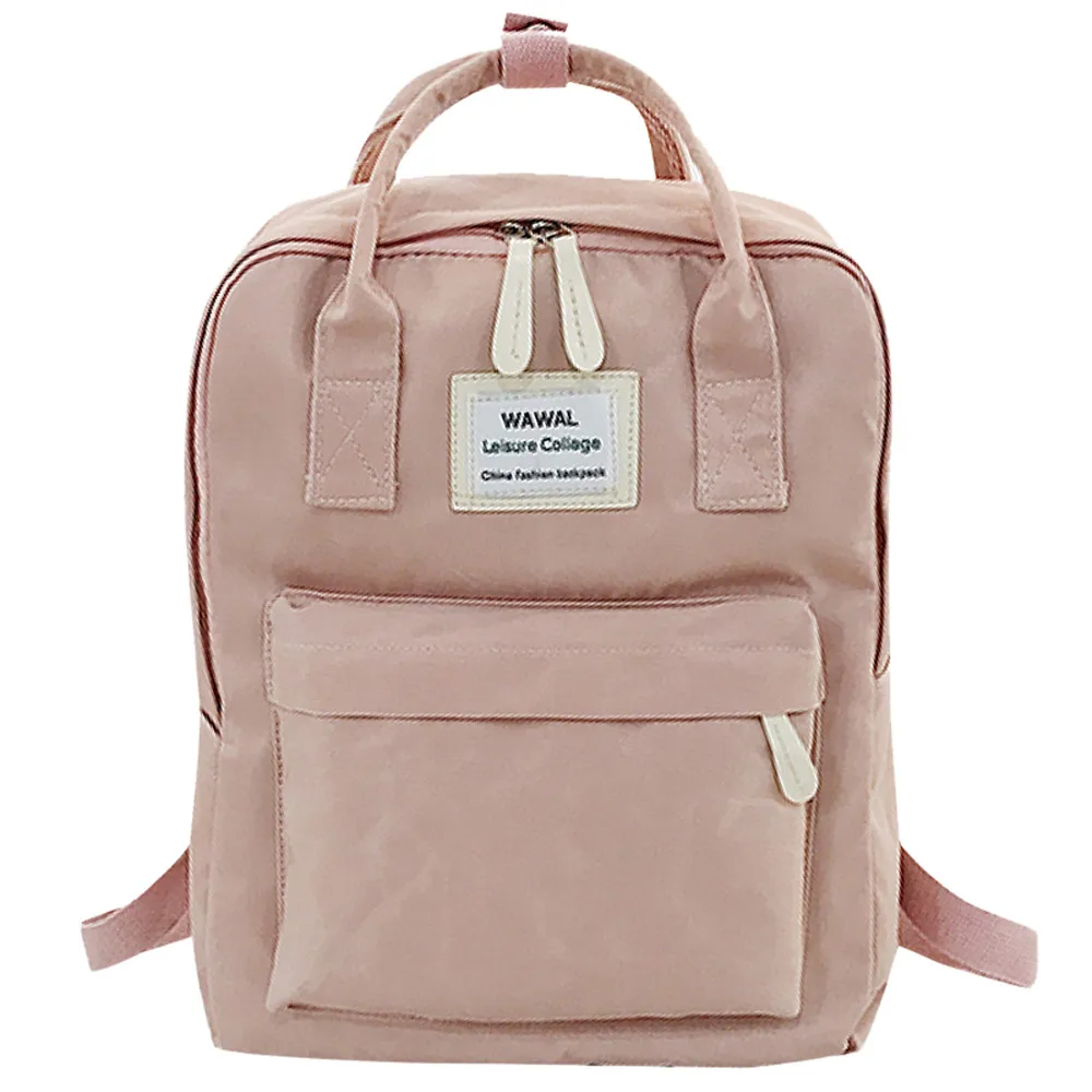 

Ladies Student Canvas Backpack Waterproof Backpack Girl Student Canvas Shoulder Bag School Bag Travel Tote Bag Backpack Rucksack