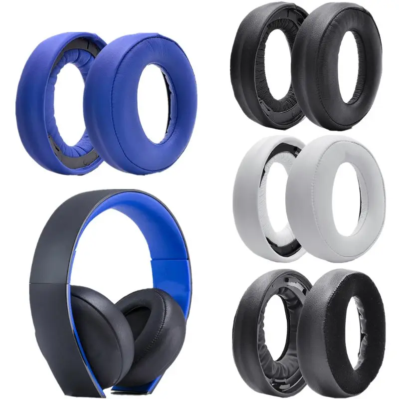 

Ear Pad Cushion Earmuff Earpads For SONY Gold Wireless PS3 PS4 7.1Headphone