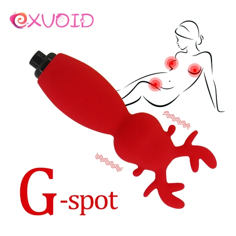 Секс-игрушки EXVOID для пар, вибратор для точки G, стимуляция вагины, клитора, Массаж сосков, силиконовый пенис, Вибрационный зажим, секс-шоп