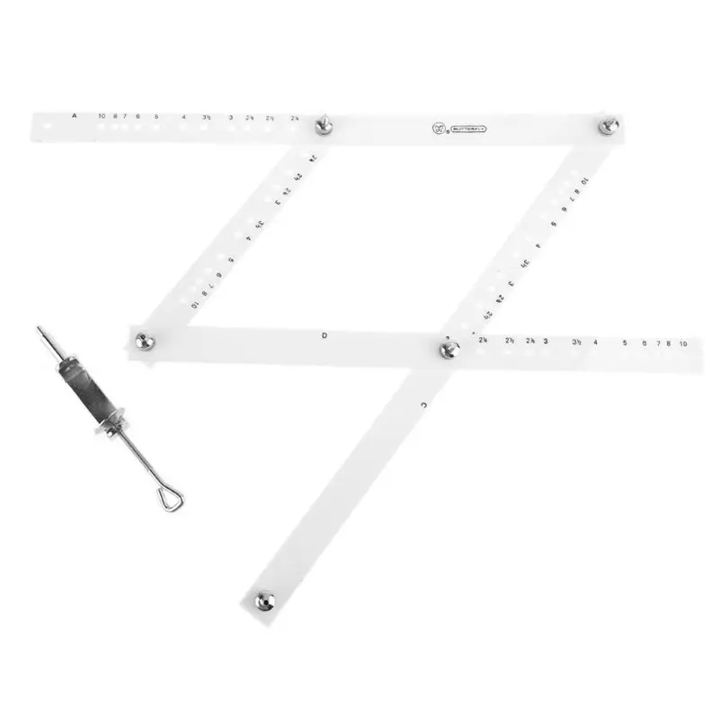

34cm Scale Drawing Ruler Pantograph Folding Ruler Reducer Enlarger Tool Craft Drop Shipping