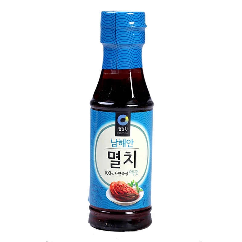 

Korean fish sauce 250g/bottle whitebait sauce seafood soy sauce pickling various spicy cabbage, crispy radish, etc.
