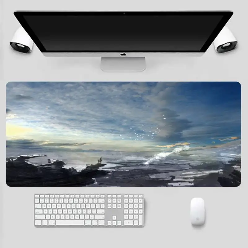 

Landscape landscape hand painting illustration Rubber PC Computer mousepad Game Office Work Mouse Mat pad X XL Cushion mouse pad