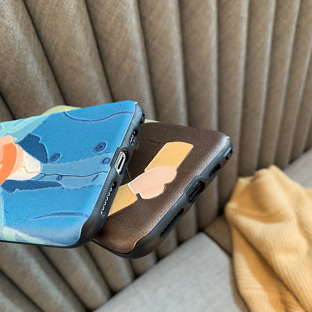 Чехол для телефона с рисунком из мультфильма iPhone 11 Pro Max XS XR винтажный милый мягкий