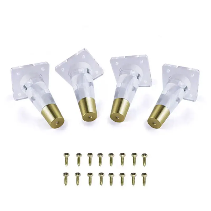 Акриловые ножки для мебели прочные пластиковые опорные замена дом стулья