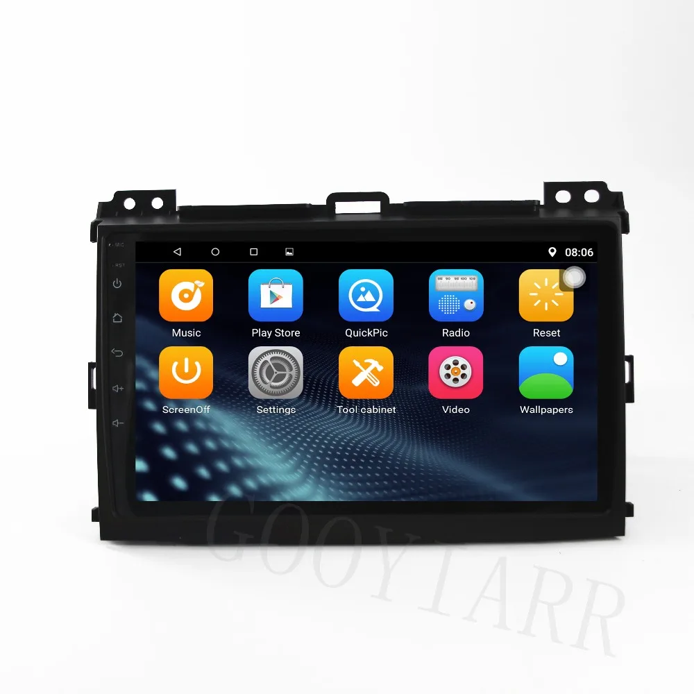 9 дюймовый HD Android GPS навигация мультимедийный плеер для toyota Prado 2004/2005/2006/2007/2008/2009 с