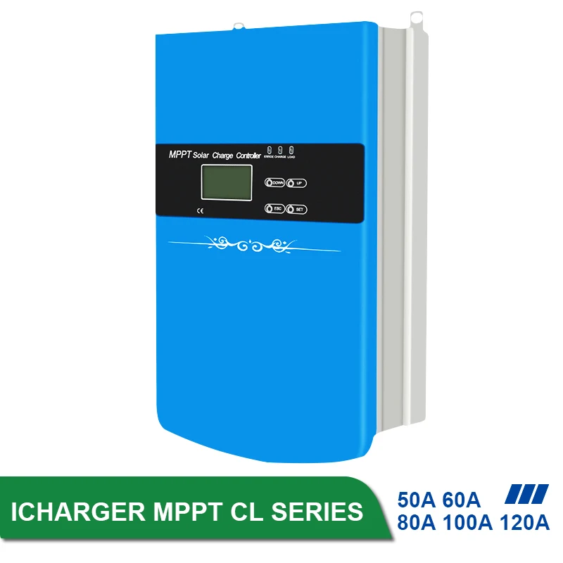 12V 24V 48V MPPT солнечный регулятор управления авто панели солнечных батарей 50A 60A 80A 100A