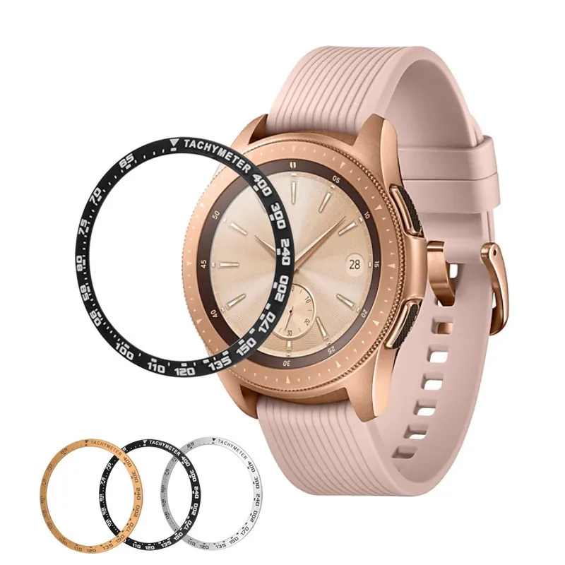 Металлический БЕЗЕЛЬ для умных часов 42 мм/46 мм клейкая крышка Обложка циферблата