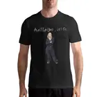 Мужские рубашки для мальчиков Человек Аврил Лавин Let Go футболка черный 100% хлопковые футболки, брендовая одежда для девочек высококачественные футболки размера плюс