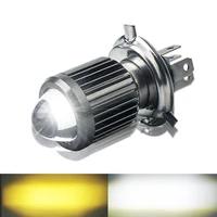 super bright 9 80v hilo beam led light for ba20d h4 motorcycle headlight csp lens fog lamp scooter atv accessories high power