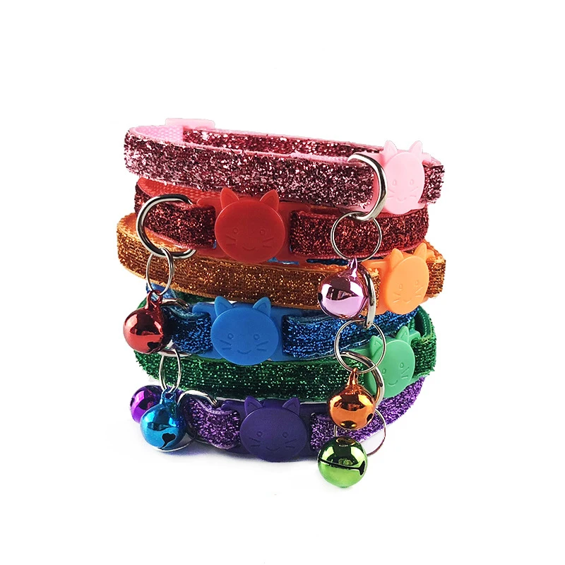 12 шт./лот оптовая продажа ошейник для домашних животных с колокольчиком