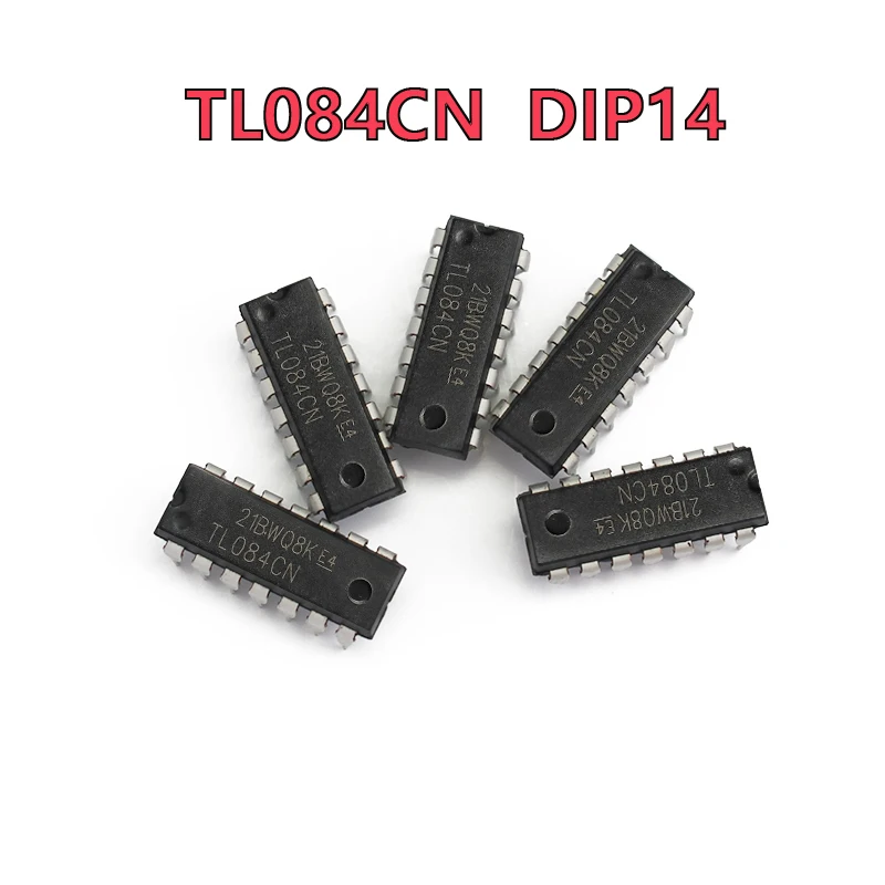 

5pcs/lot Integrated circuit TL084CN DIP14 Operational Amplifier TL084 DIP Microchip In Stock
