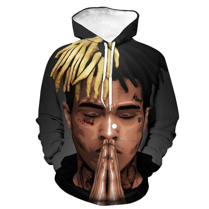 

RIP Xxxtencation 3D Printed Hoodies Men Women Hooded Plus Size Unisex Polluver 2XS-5XL
