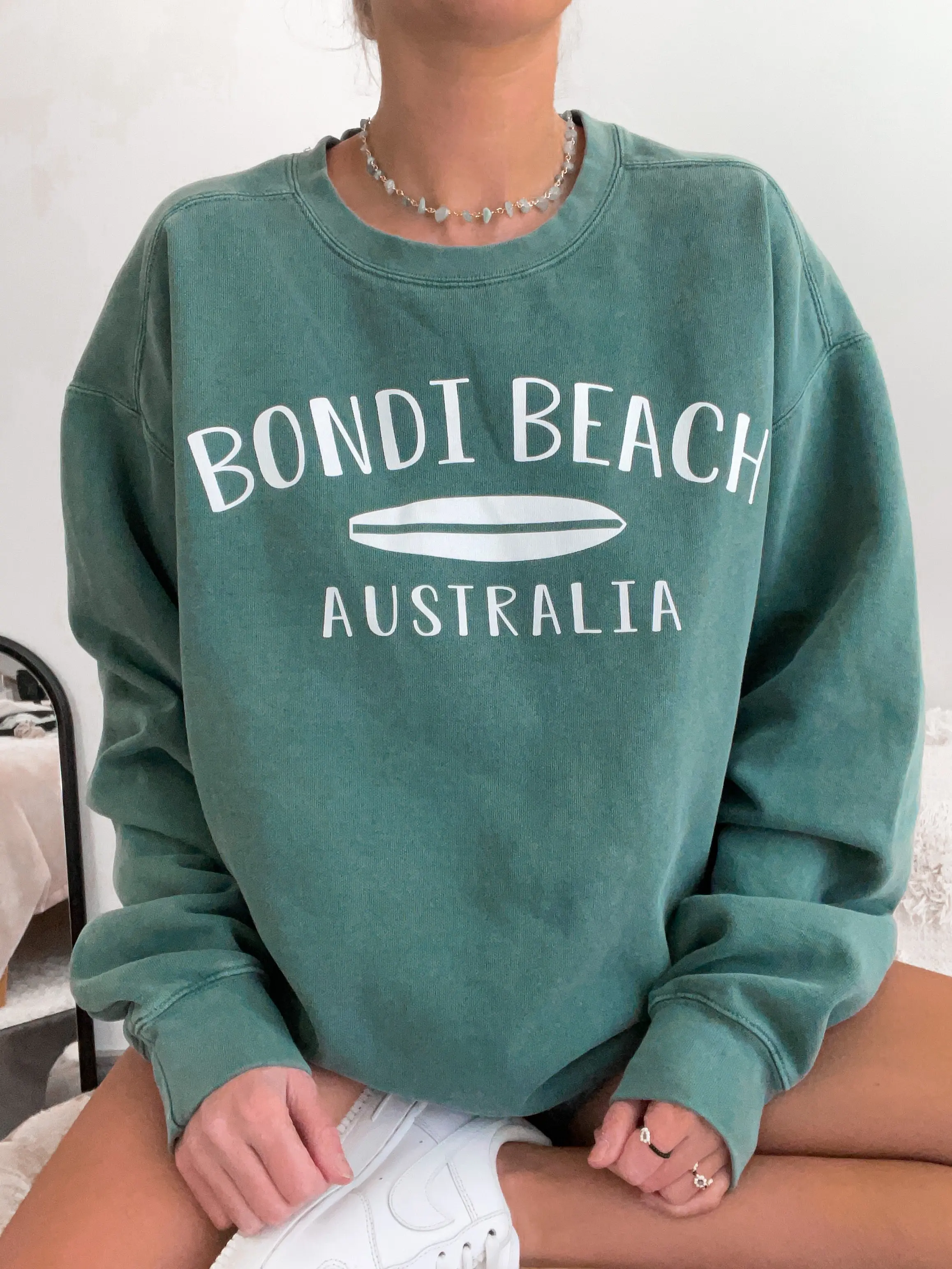 Vintage Embroidery Grunge Sweatshirt for Women Letter Print Loose Sweatshirts Girls 2021 Autumn Winter Oversized Sweetshirts