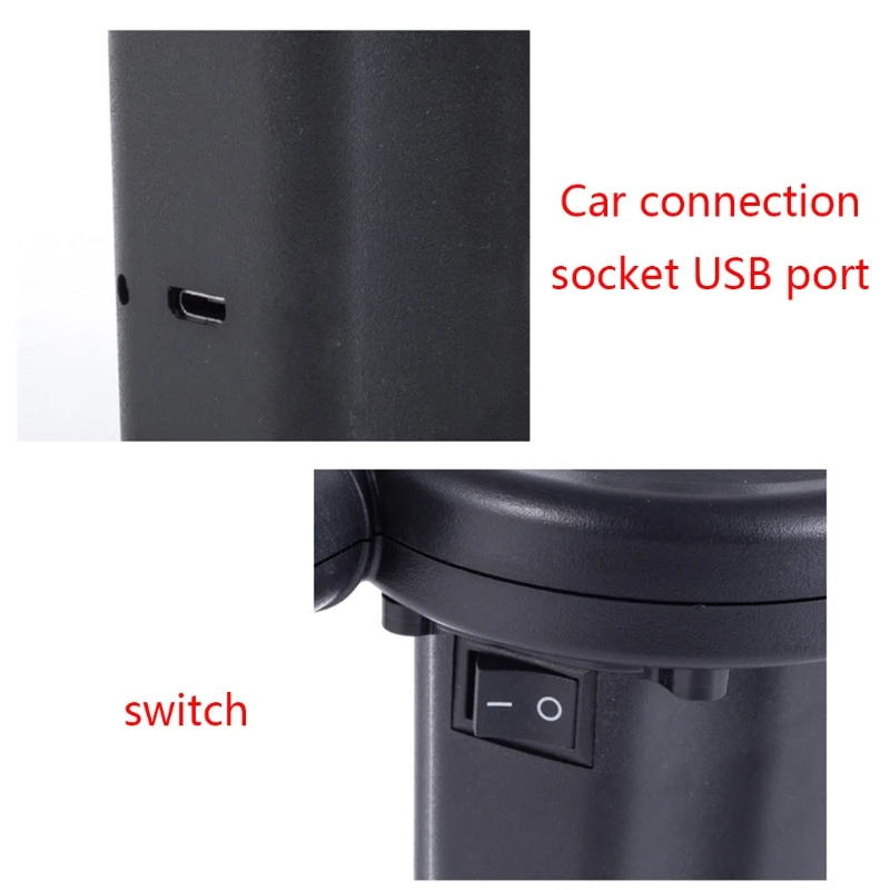 

Portable Ultra-quiet Rechargeable USB Electric Air Pump Quick Filling Inflator Charging
