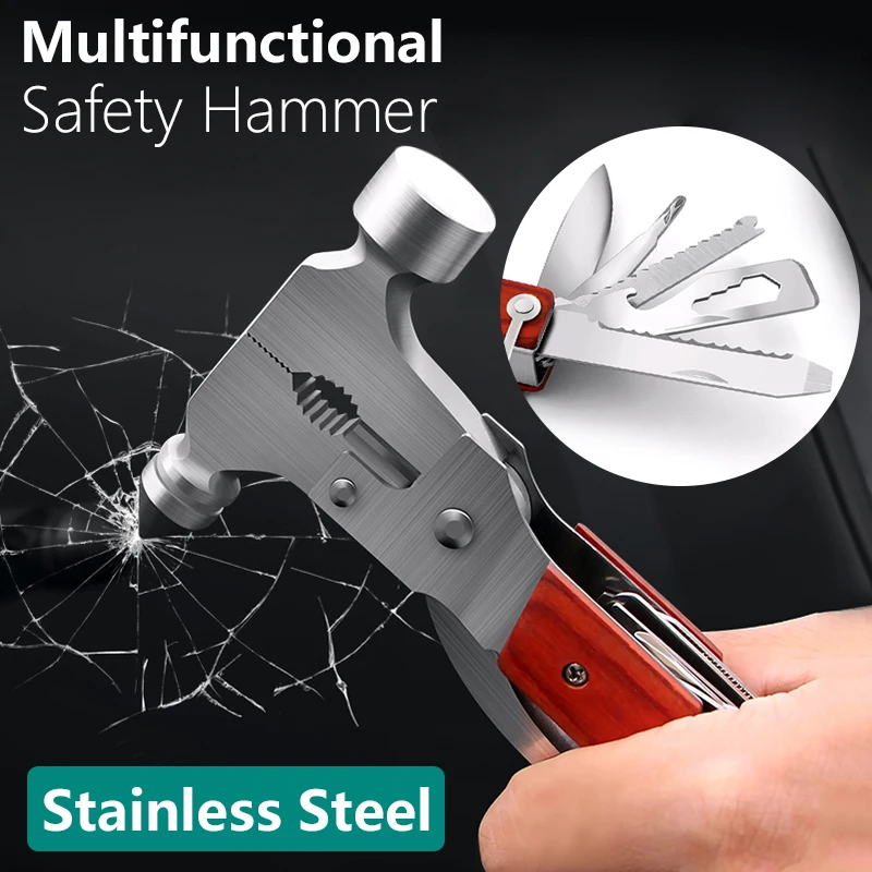 

Multifunctional Safety Hammer Glass Window Breaker for Car Safety Hammer Car Car Fre Emergency Escape Hammer Emergency Tool