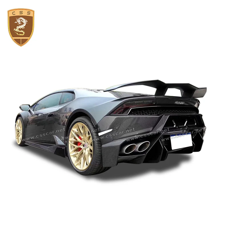 Для Lamborghini Huracan LP610-LP580 100% углеродное волокно задний автомобильный Стайлинг бампер