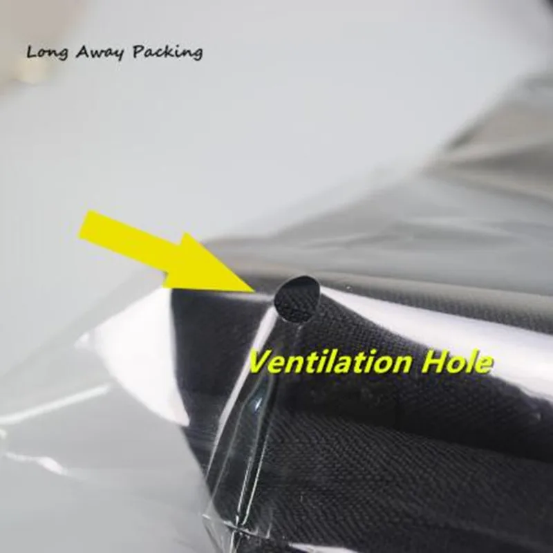 Прозрачные пластиковые пакеты для одежды большие свадебной вечеринки ширина 40 50