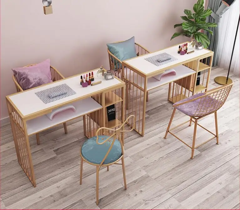 Набор стульев для маникюра мраморный одинарный двойной по специальной цене