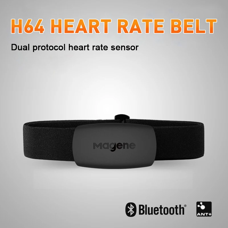 

Magene Mover H64 Heart Rate Sensor Dual Mode ANT+ Bluetooth With Chest Strap Cycling Computer Bike Wahoo Garmin Fitness Monitor