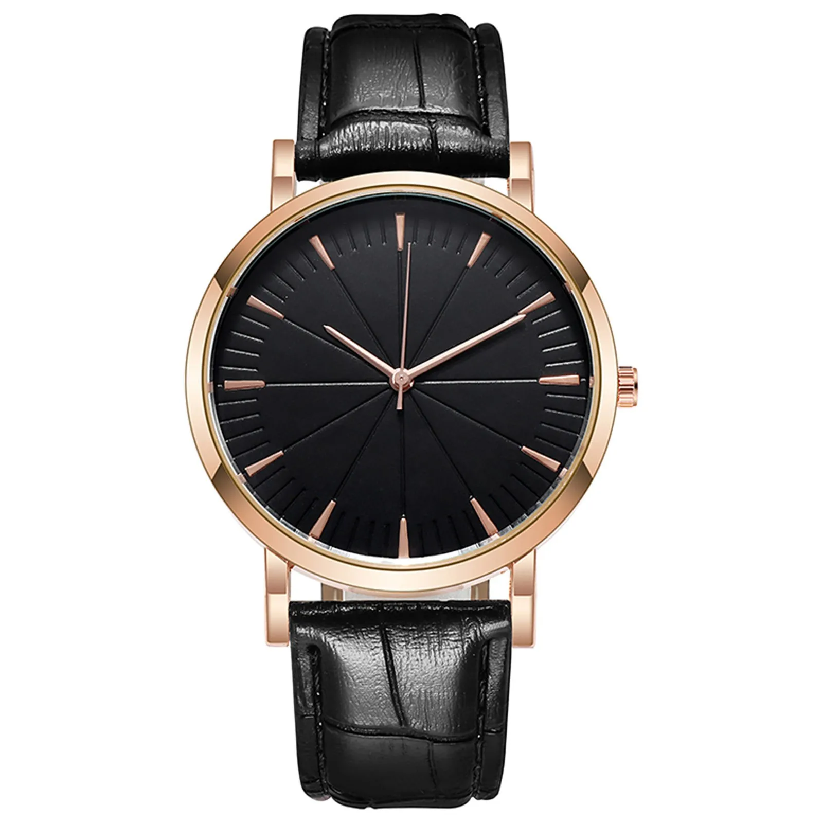 

Quartz Wristwatch Men's casual fashion belt men's quartz watch Business Quartz Mirror Men's Watch Watches Relogio Masculino #1