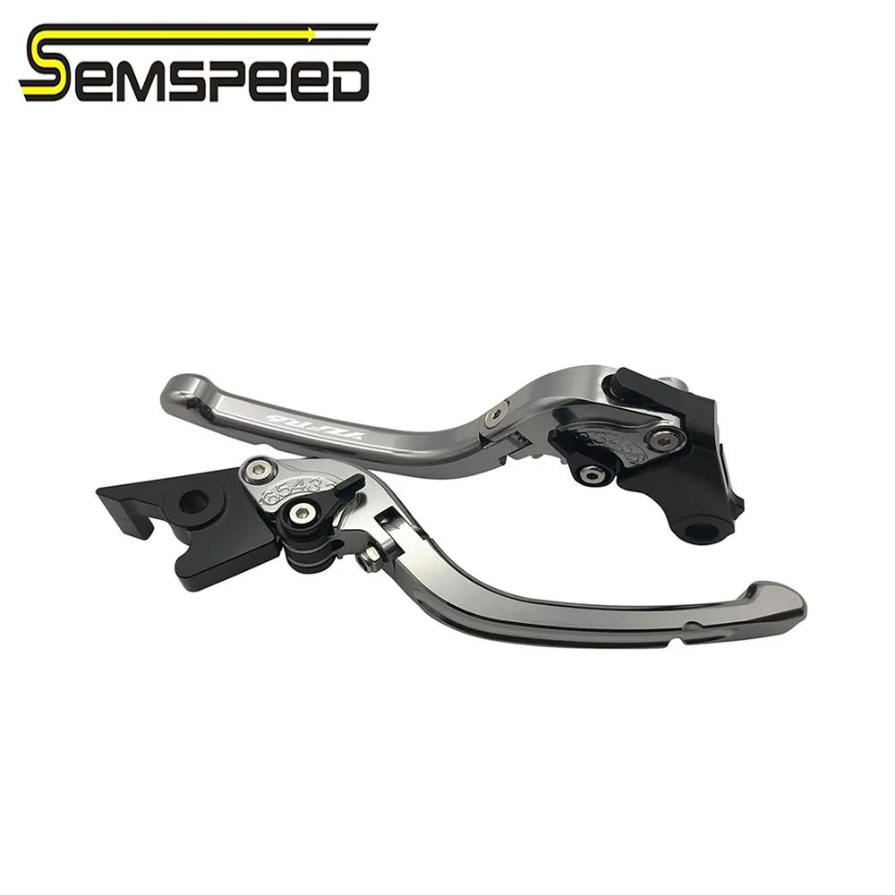 

SEMSPEED Motorcycle CNC YZF Foldable Only Brake Clutch Levers For Yamaha YZF R6 1999-2004 YZF R1 2002-2003 FZ1 FAZER 2001-2005