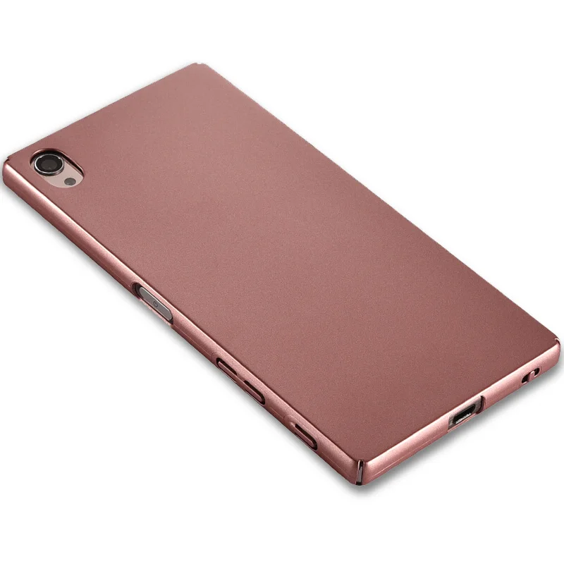 Чехол upaitou для sony Xperia Z5 XZ Premium XZ1 XZ2 Mini XZ3 XA XA1 XA2 Plus ультра тонкие жесткие Матовые чехлы для sony Z5Plus - Цвет: Rose Gold