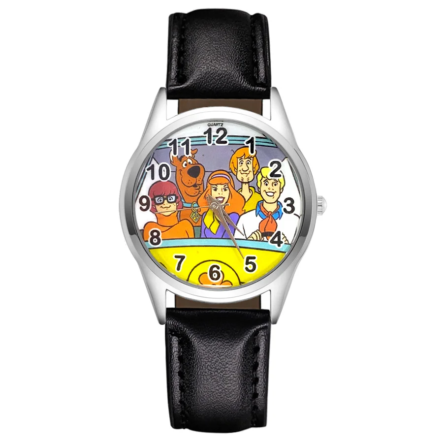 

Cartoon Wrist Watches Cute Style Children's Kids Students Girls Quartz Leather Strap Clock JC142