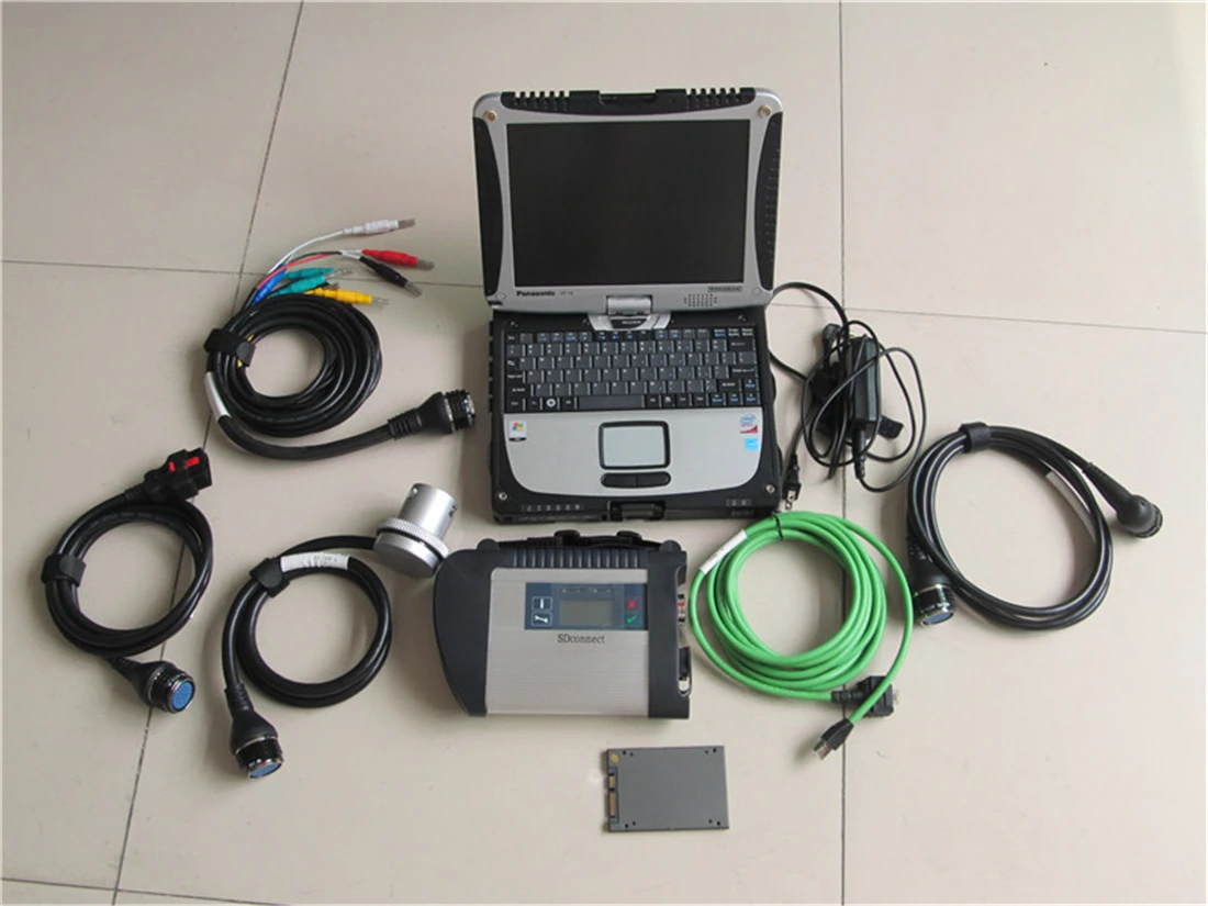 2021 Super Military Toughbook CF19 for Panasonic laptop CF-19 with SSD 2021.12V Software MB STAR SD C4 diagnostic tool | Автомобили и