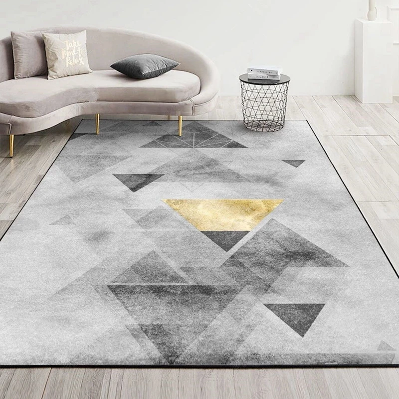 

Abstract Geometry Rug European Style Carpet Bathroom Absorbent Mat Home Living Room Rugs and Carpets Bed Room Anime Rug 1pc