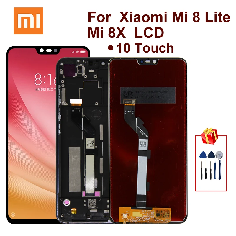 ЖК дисплей 6 26 дюйма для Xiaomi Mi 8 lite Youth + дигитайзер сенсорного экрана в сборе замена