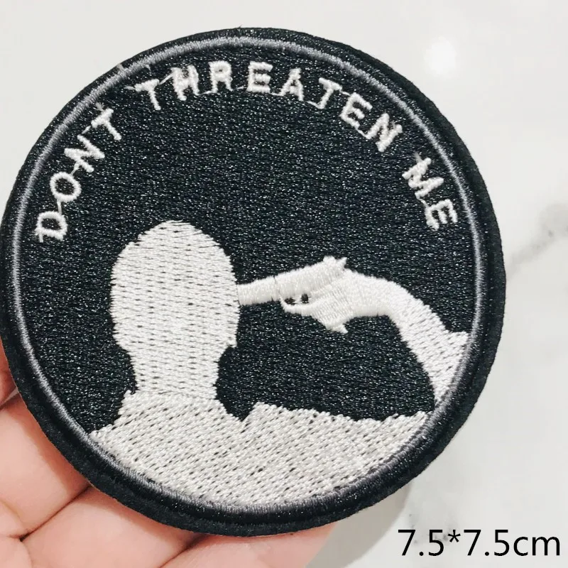 10 шт./компл. нашивки с рисунком красных слез на музыкальных компакт дисках черные