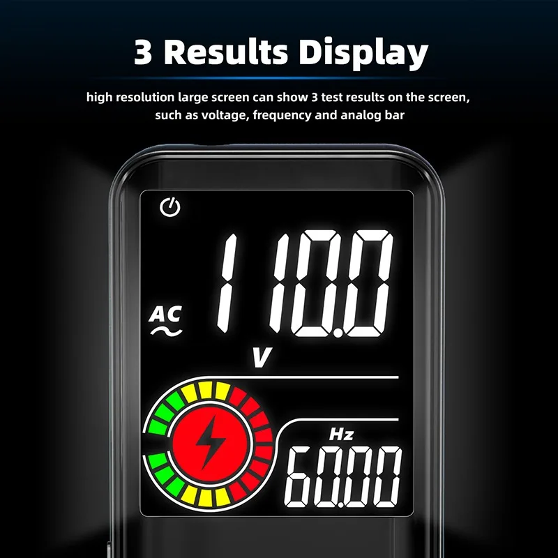 

BSIDE Digital Multimeter 9999 Counts 3.5"LCD Color Display AC Voltage Capacitance Diode Meter NCV Ohm Hz Continuity Tester