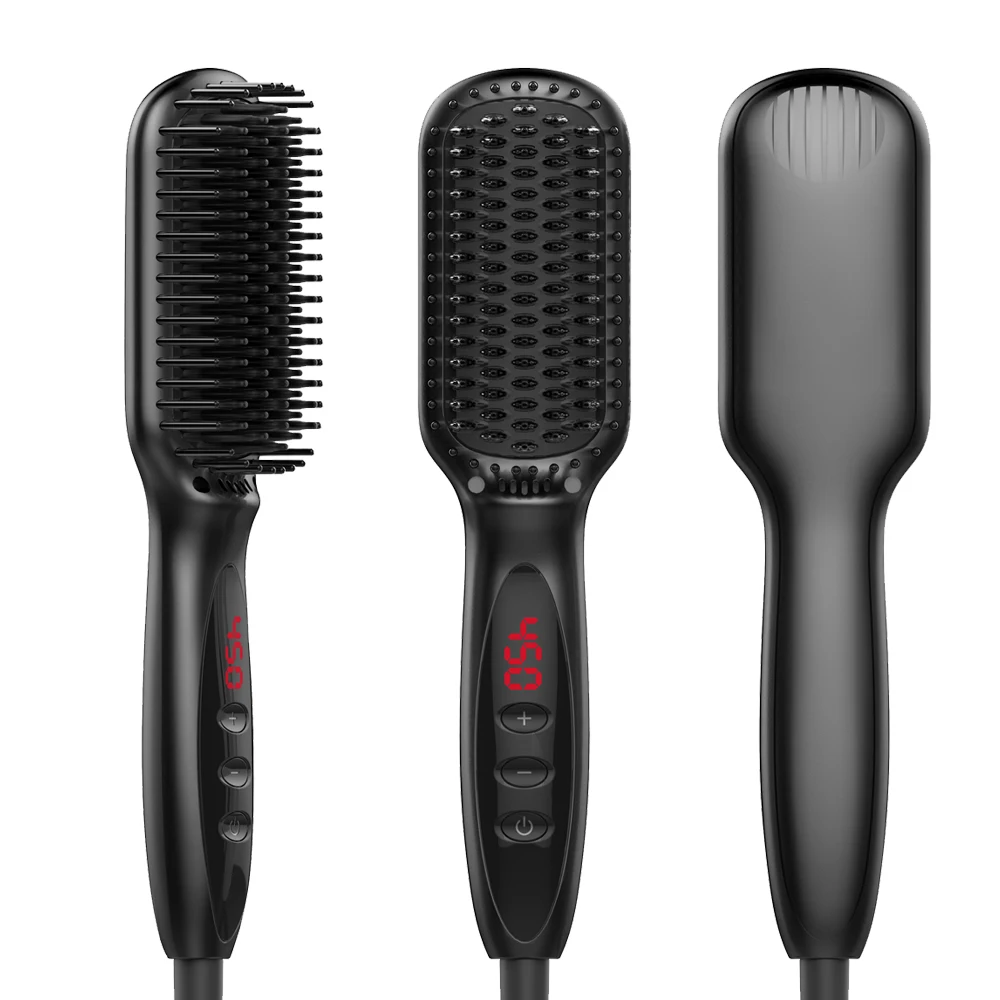 

Men Beard Straightener Hot Heating Comb Hair Straightener Brush Mutifunctional Hair Comb Smoothing Iron Hair Straightening Brush