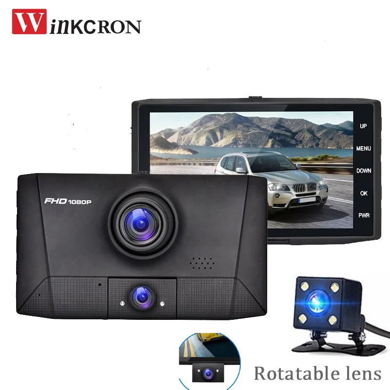 3 в 1 Видеорегистраторы для автомобилей тире Камера системах видеонаблюдения