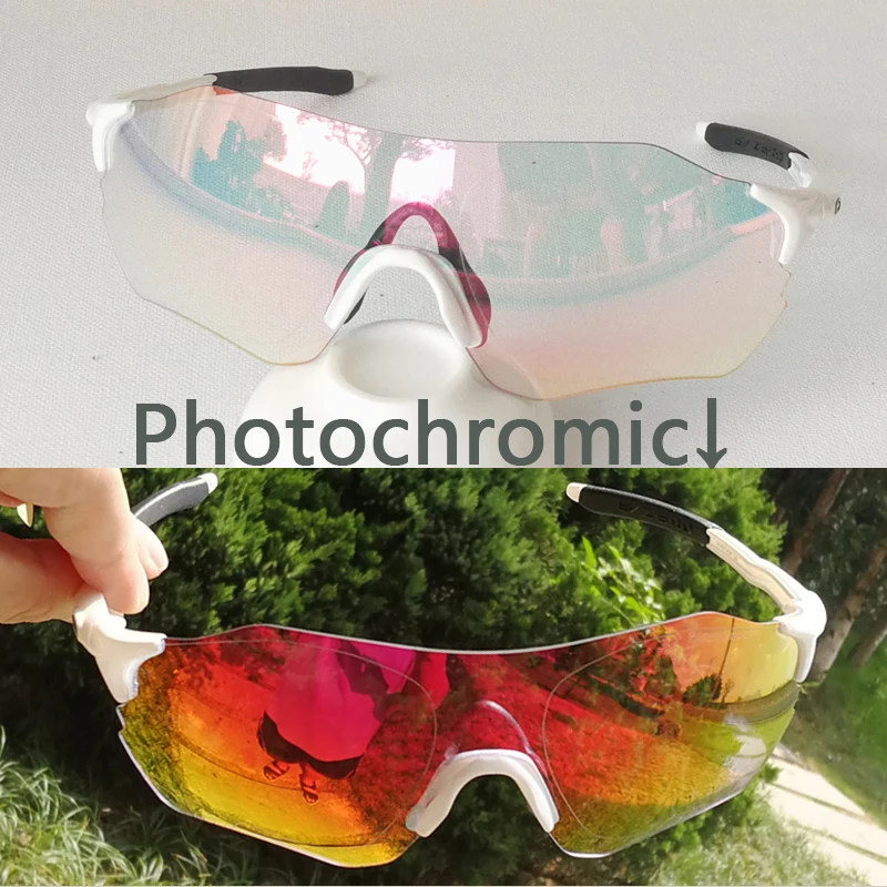 9313evzero фотохромные поляризационные спортивные очки для мужчин MTB горная дорога велосипедные очки солнцезащитные очки Holbrooke Gafas De Sol - Цвет: zero-white-cai